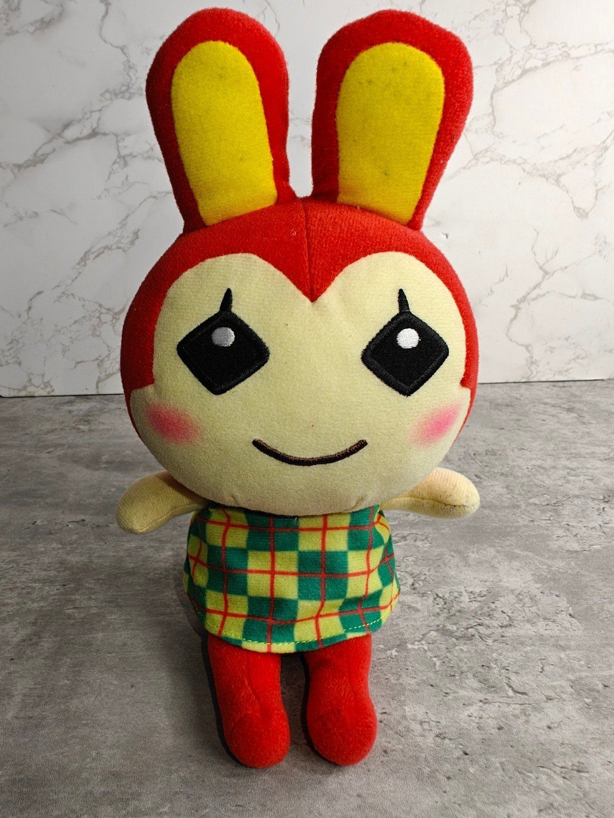 2007 TOMY Animal Crossing BUNNIE Villager Wild World Plush Stuffed Nintendo