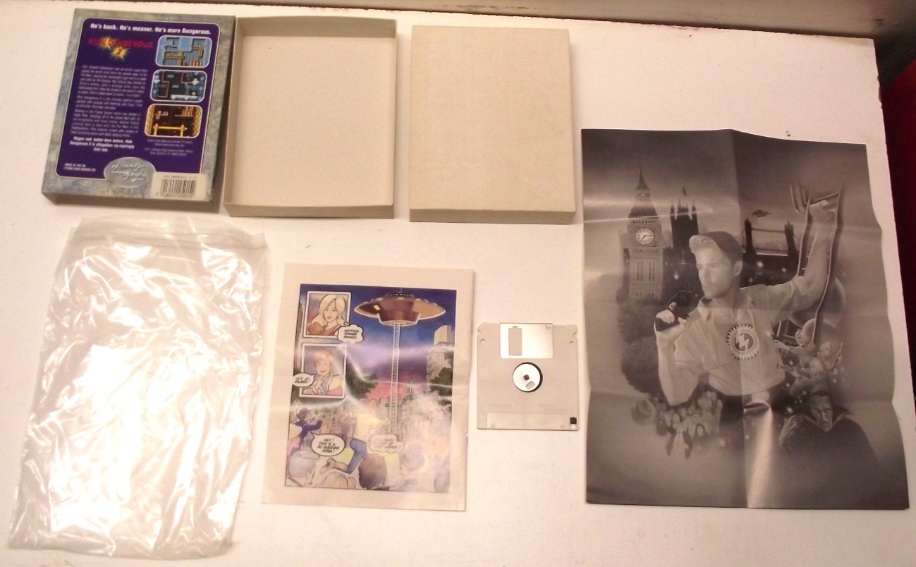 Rick Dangerous 2 (Atari ST) COMPLETE IN BOX Core Design / Micro Style