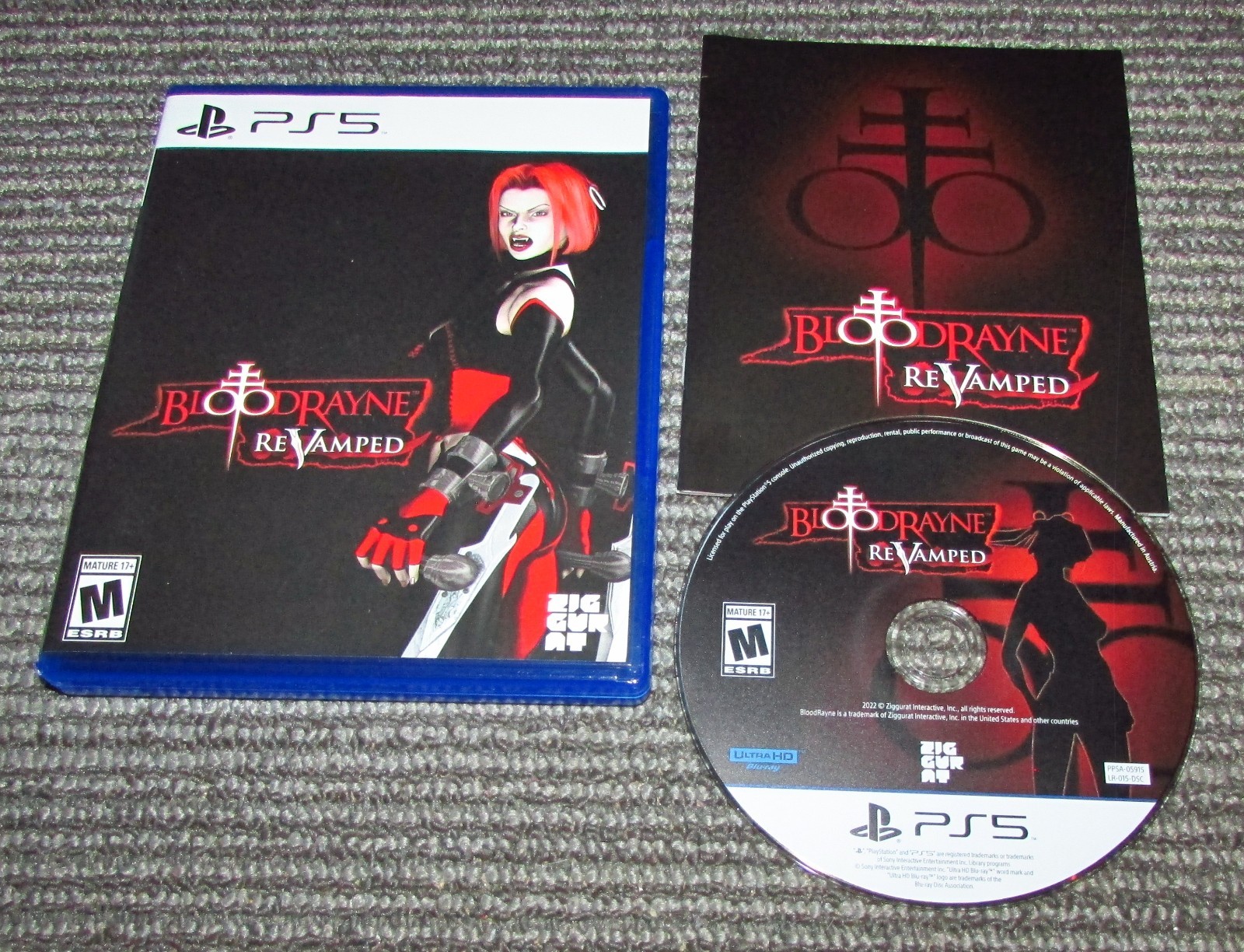 Bloodrayne Revamped Sony Playstation 5 PS5 Limited Run Games Fast Shipping!