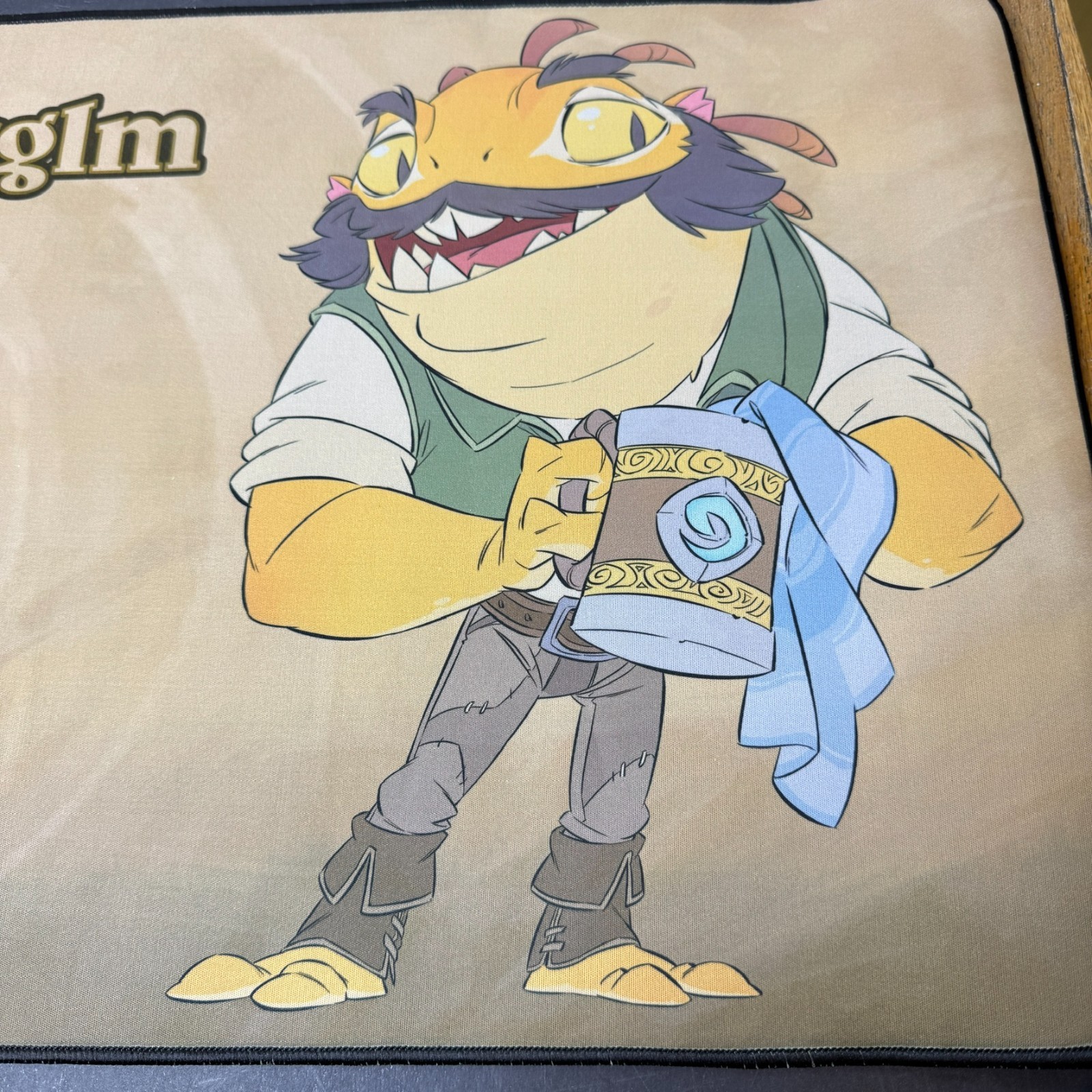 Hearthstone Bartender Bob Murloc Desk Mat 15” X 36” Brand New Sealed Blizzard