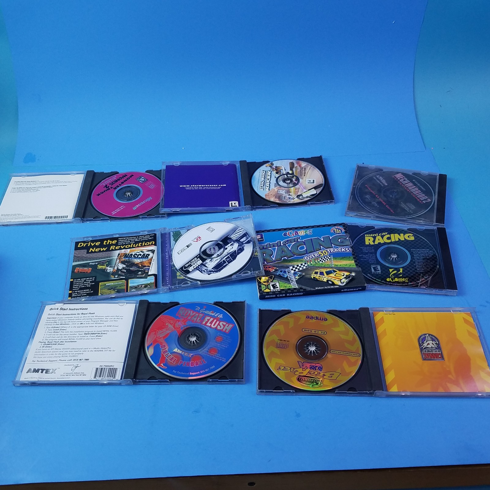 Vintage PC Games Lot of 7 Windows Software, CD-ROM Windows 95/98