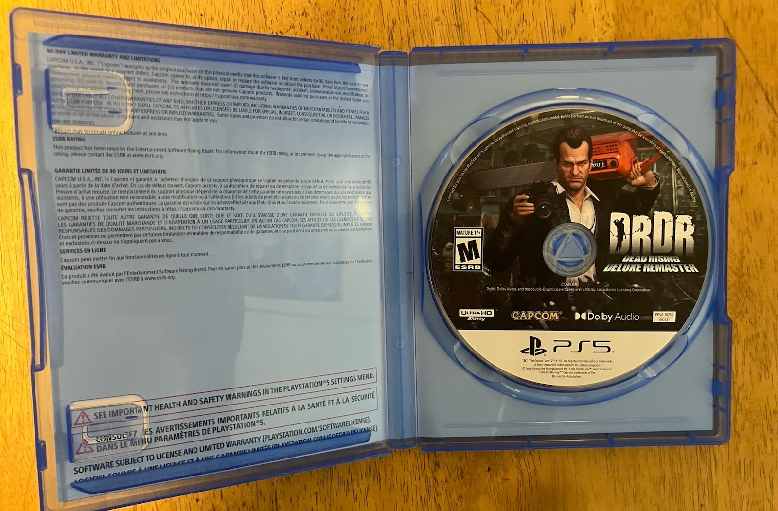 Dead Rising Deluxe Remaster PS5 2024 M Survival Horror NTSC-U/C