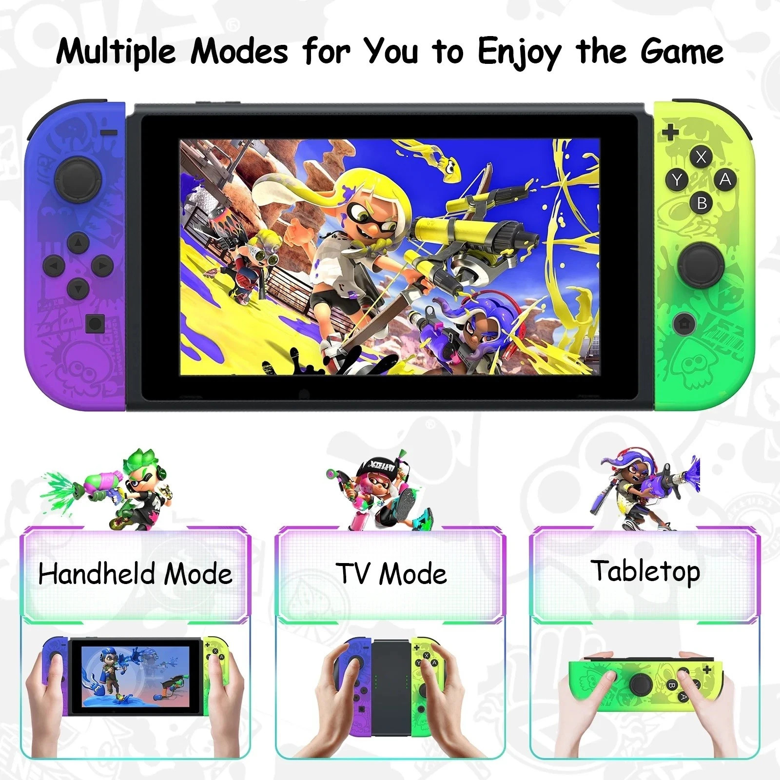 Wireless Gamepad Left & Right Game Controller For Nintendo Switch Joy-Con1-Pair