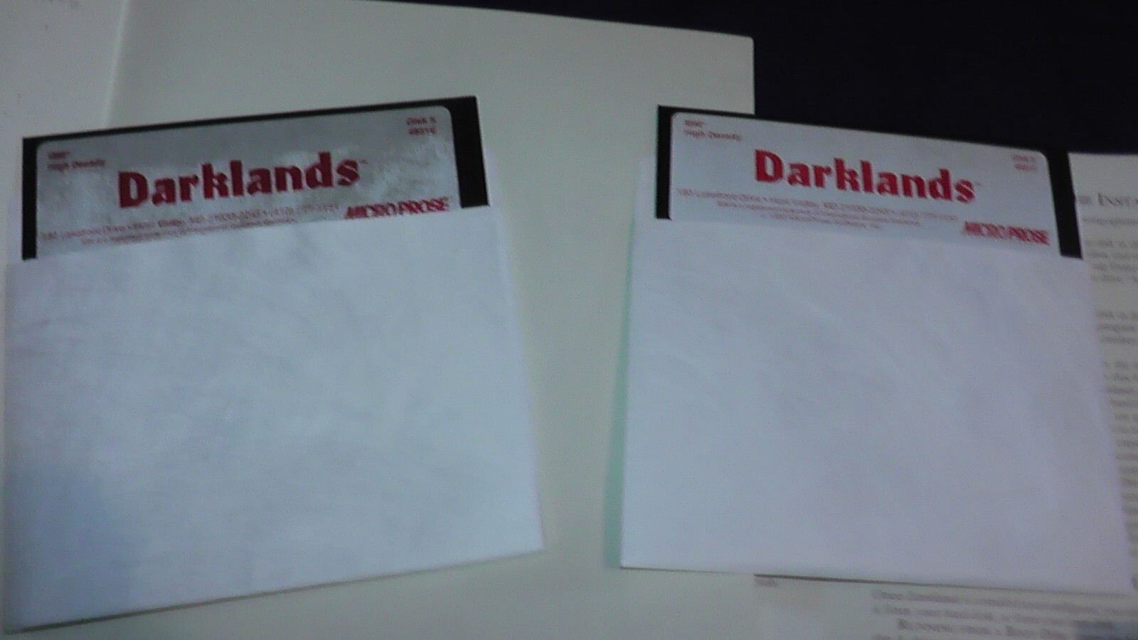 big box PC game Darklands RPG Medieval Germany IBM floppy disks micro prose 1992