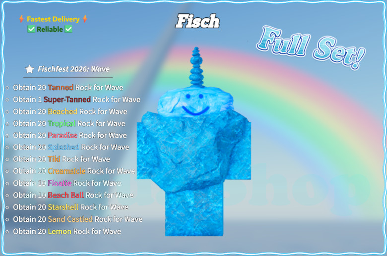 🟢🔥 [FISCH] Wave Rod Skin Quest [Fischfest 2 Secret Quest!] 🌊