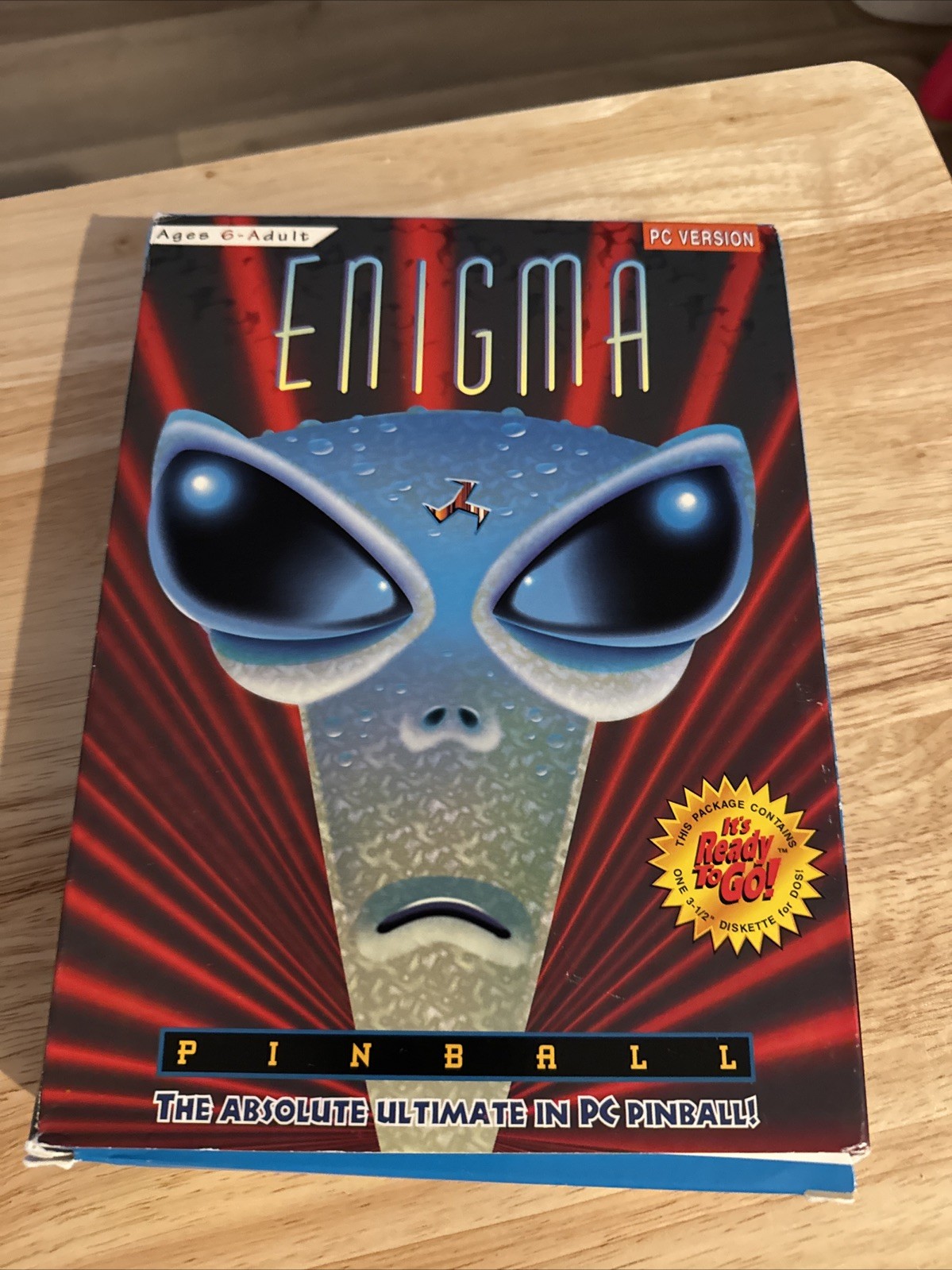Enigma The Absolute Ultimate In Pinball PC Version 3.5 CIB W/ Box Vintage 1994
