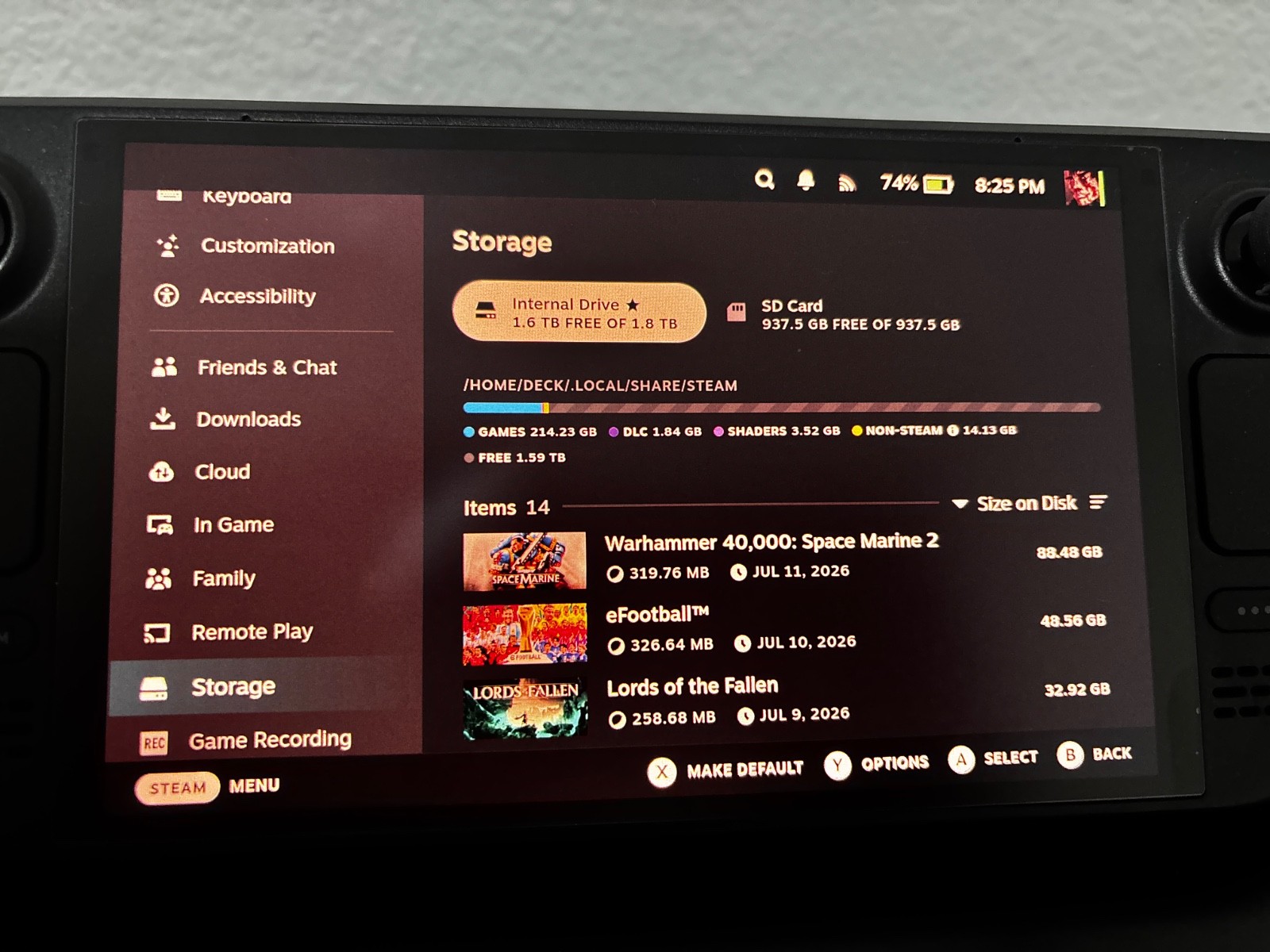 Steam Deck OLED w 2tb SSD upgrade