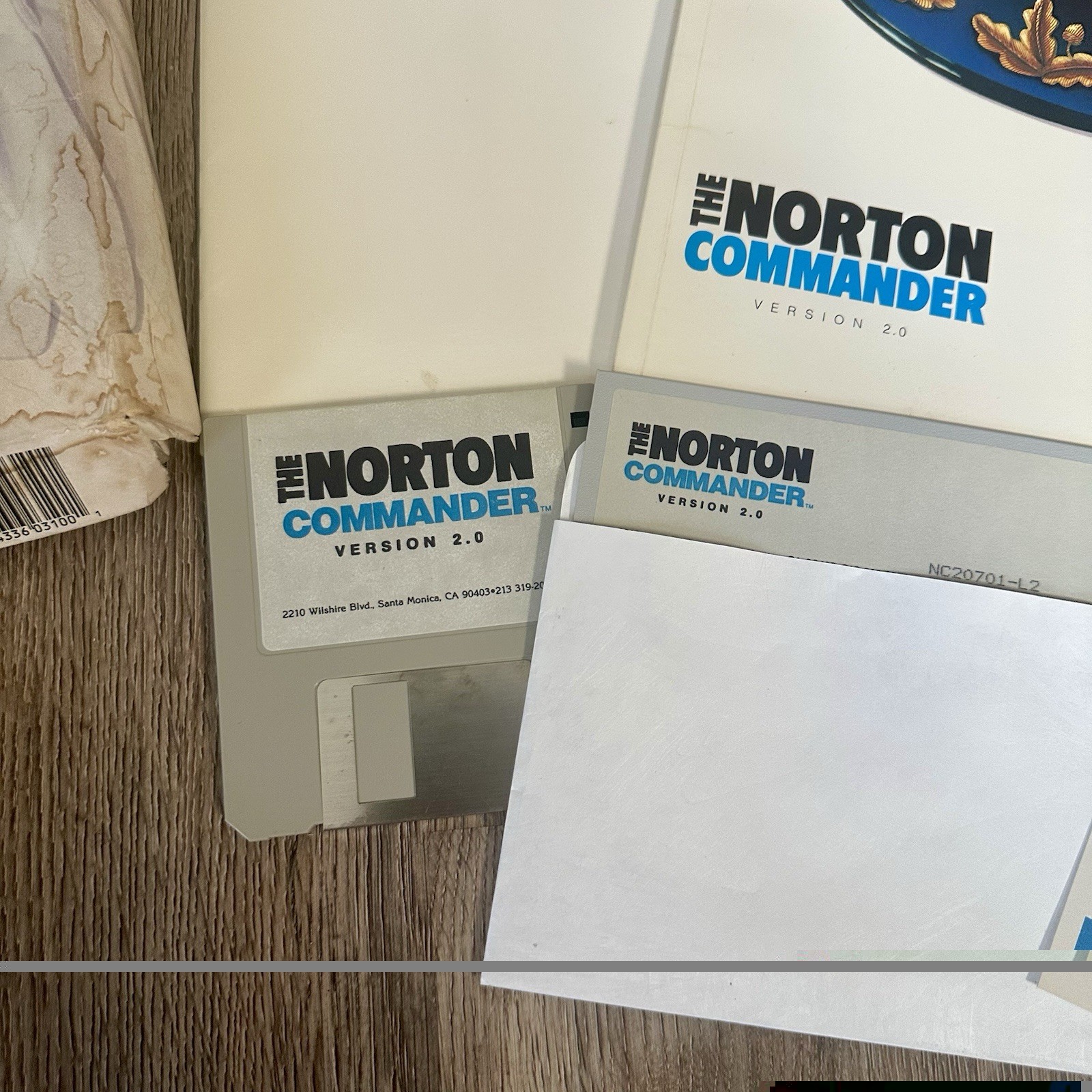 Norton Commander 2.0 IBM PC With The Original Box And The Manual 1988 Computing