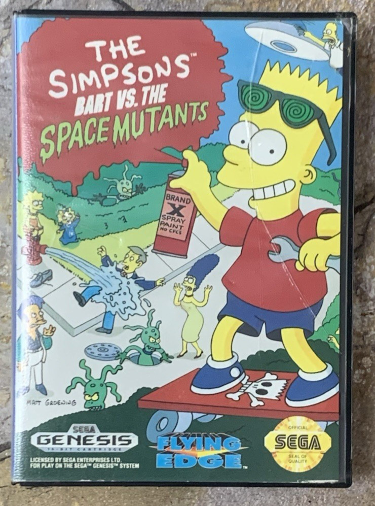 Simpsons: Bart vs. The Space Mutants CIB – Sega Genesis