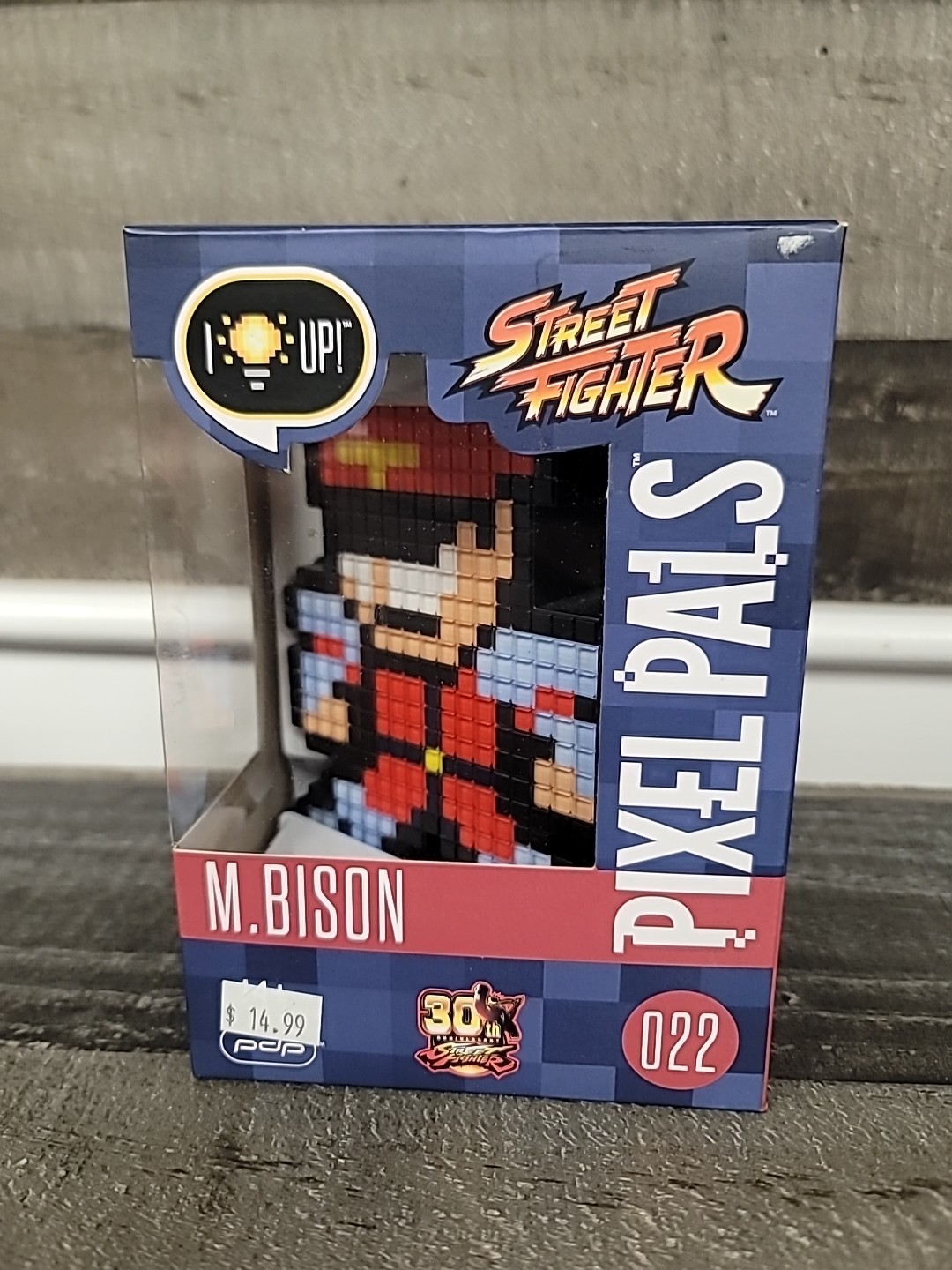 PDP Pixel Pals Street Fighter 30th Anniversary Light Up M. BISON #022