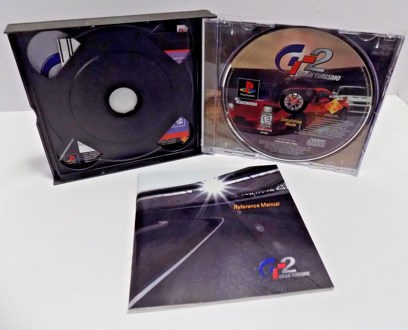 Gran Turismo 1 + 2 both CIB good shape tested PS1 Playstation