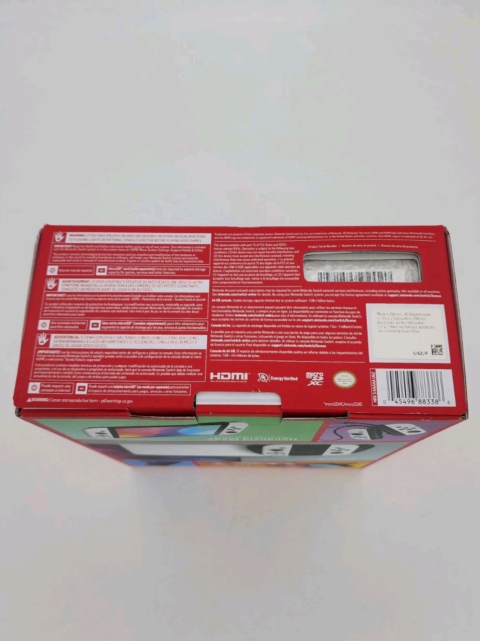 Nintendo Switch OLED Model HEG-001 Handheld Console – 64GB – White In Box