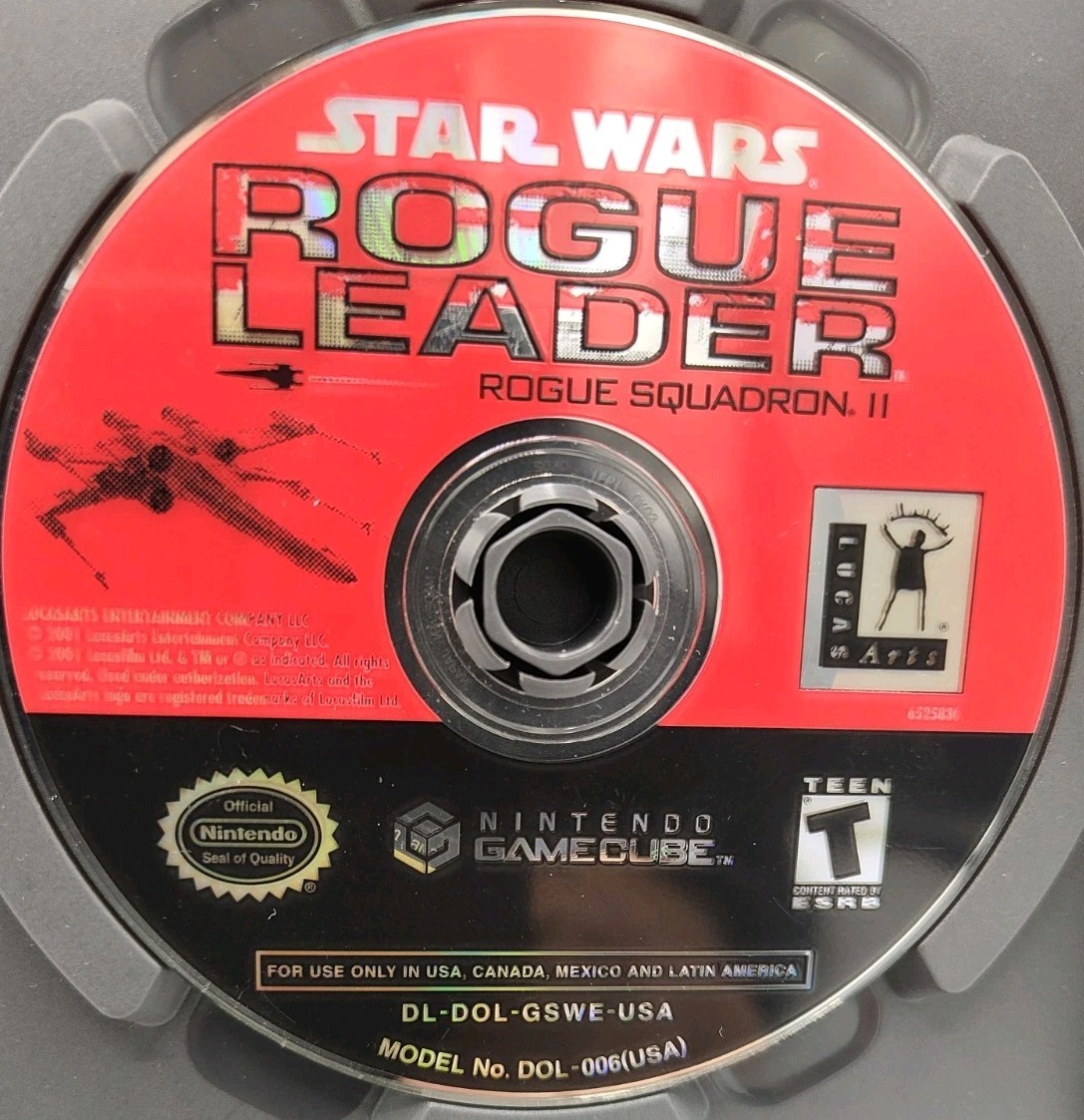 Star Wars Rogue Squadron II: Rogue Leader (Nintendo GameCube, 2001) CIB Tested!