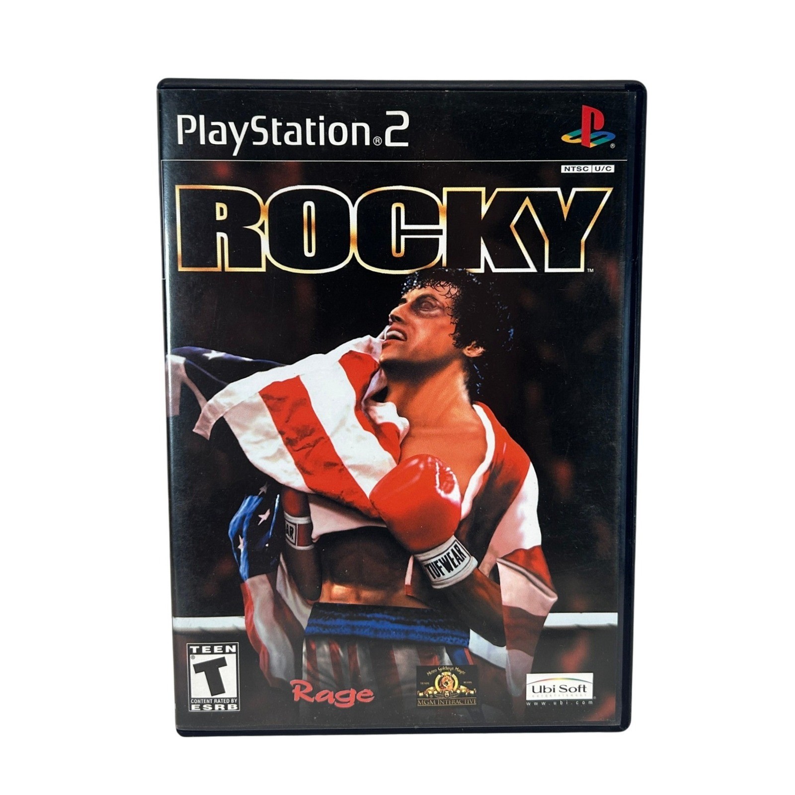 Rocky Sony PlayStation 2 PS2 2002 Boxing Game Ubi Soft CIB