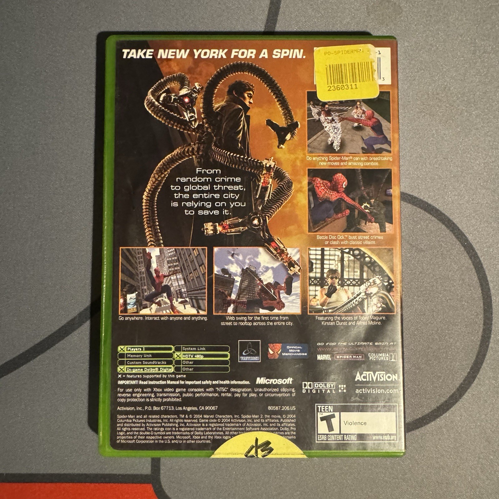 Spider-Man 2 – Microsoft Xbox