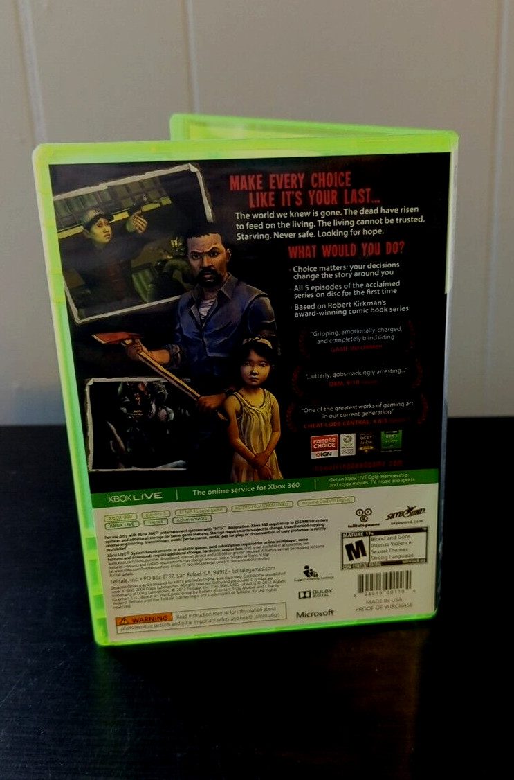 The Walking Dead: A Telltale Games Series Microsoft Xbox 360 Video Game 2012