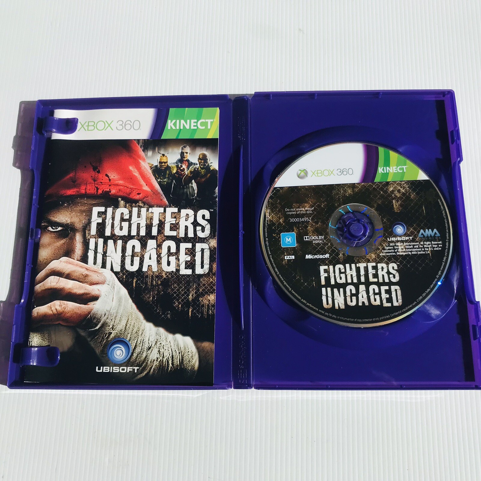 Fighters Uncaged Microsoft Xbox 360 Game PAL Free Postage Kinect
