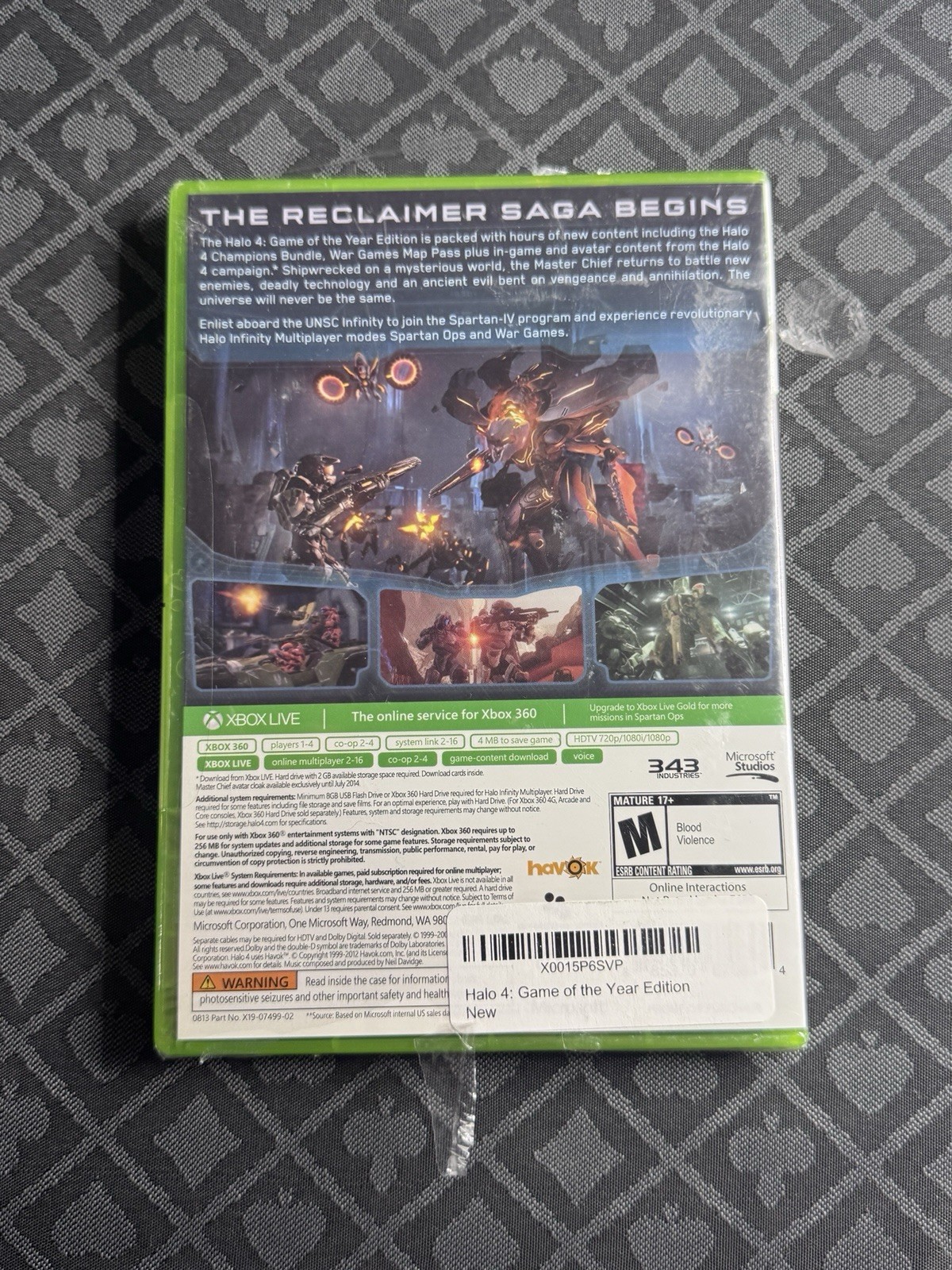 XBOX 360 Halo 4 Game Of The Year Edition – Brand New Sealed – Ships Fast!!