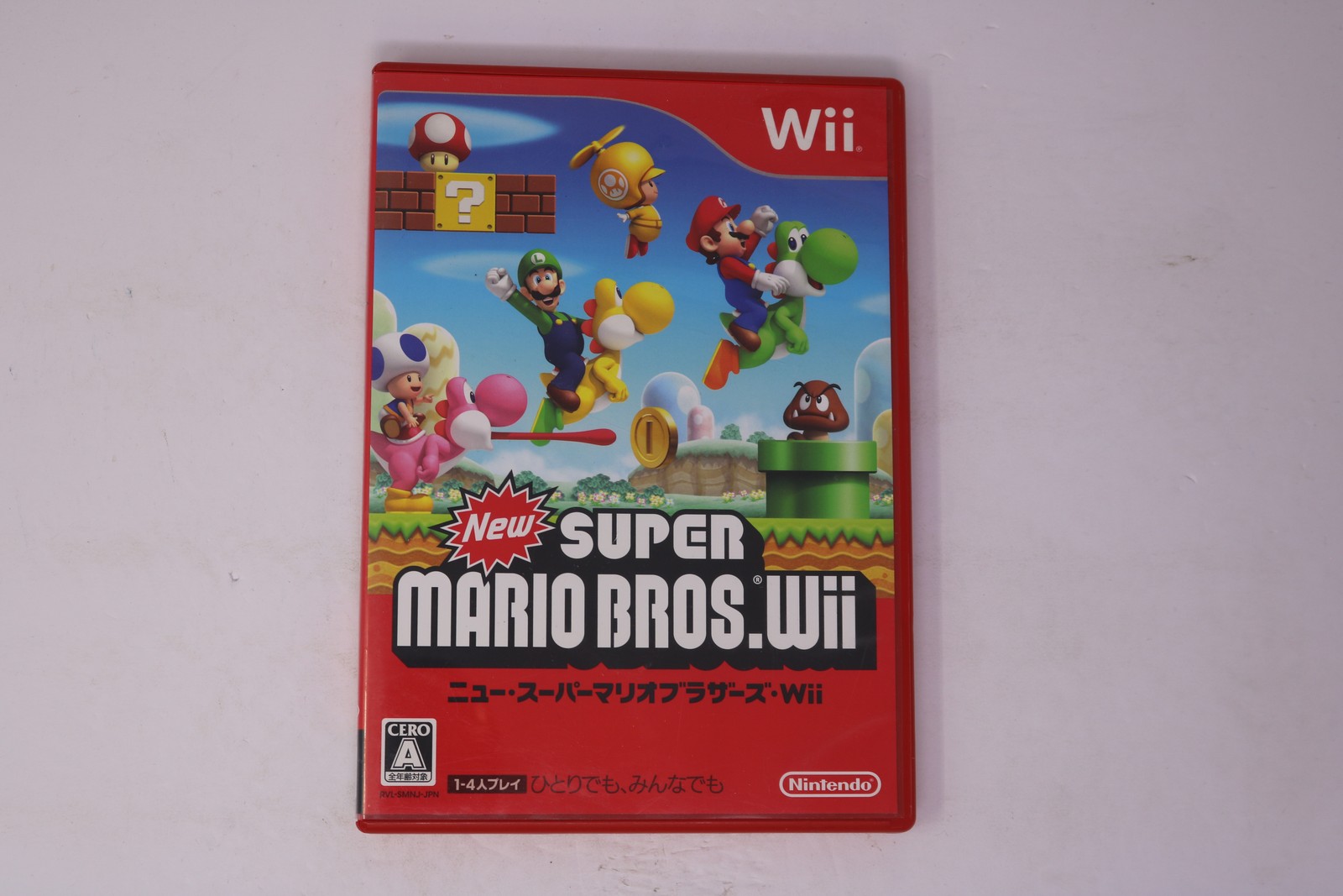 New Super Mario Bros. Wii Nintendo Wii JPN (Region Locked)