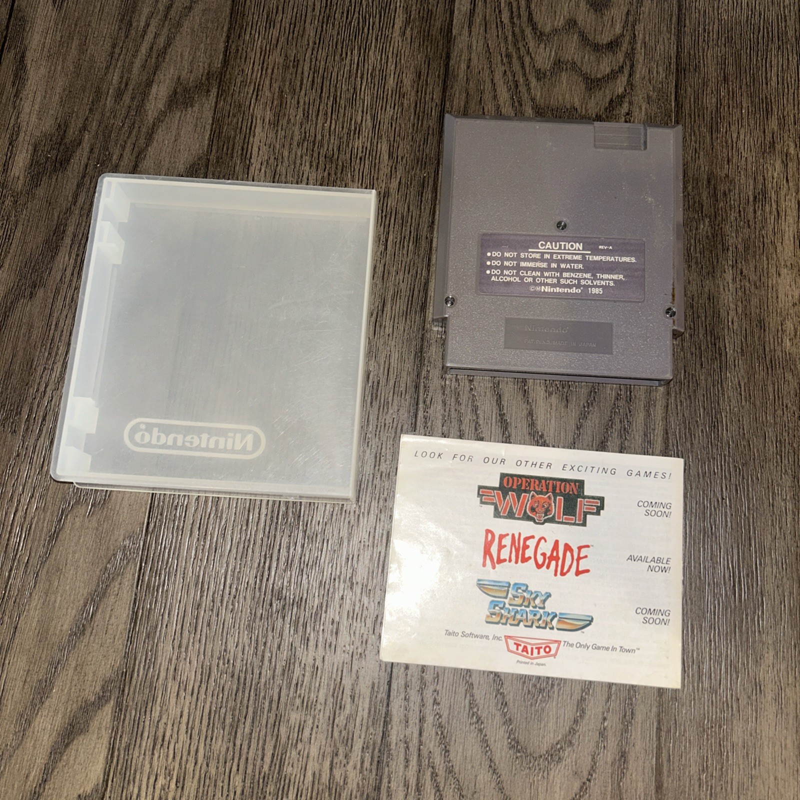 Bubble Bobble Nintendo NES 1988 Tested Cartridge, Manual, Case
