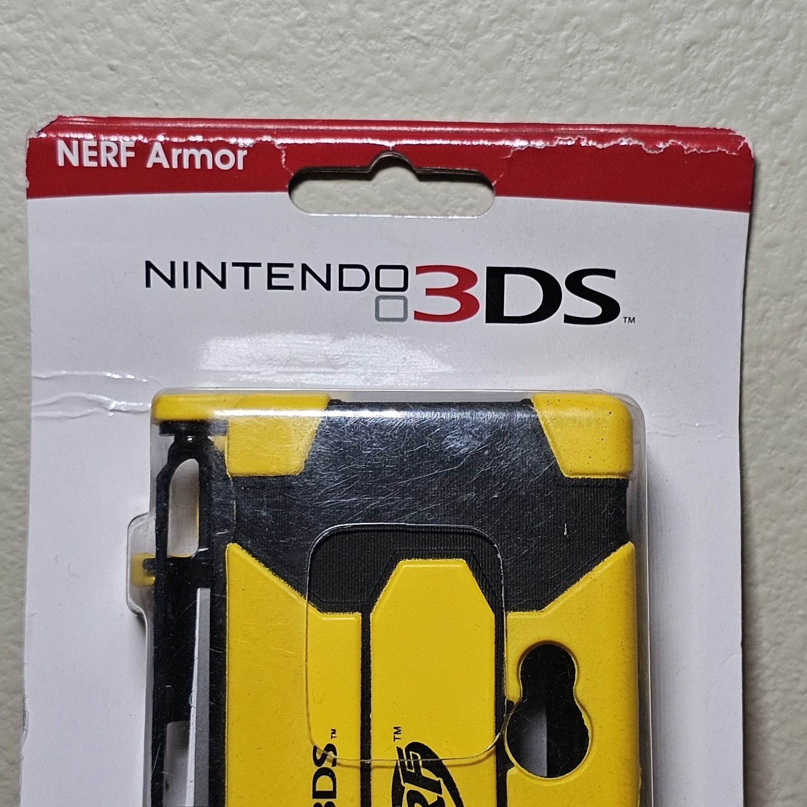 Nintendo 3DS NERF Protection Case Armor Yellow & Black DSI DS Lite NEW