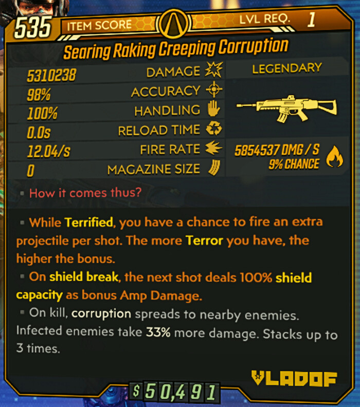 (XBOX PS4/5 PC) CREEPING CORRUPTION MODDED • 6 PACK • Bunker Masters Vault Card
