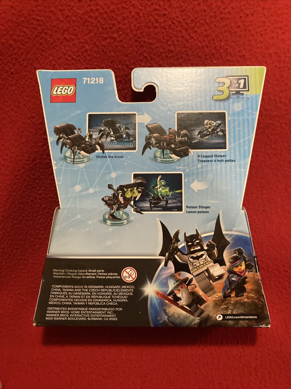 LEGO Dimensions Lord of the Rings Gollum Shelob Fun Pack 71218 – Sealed – New
