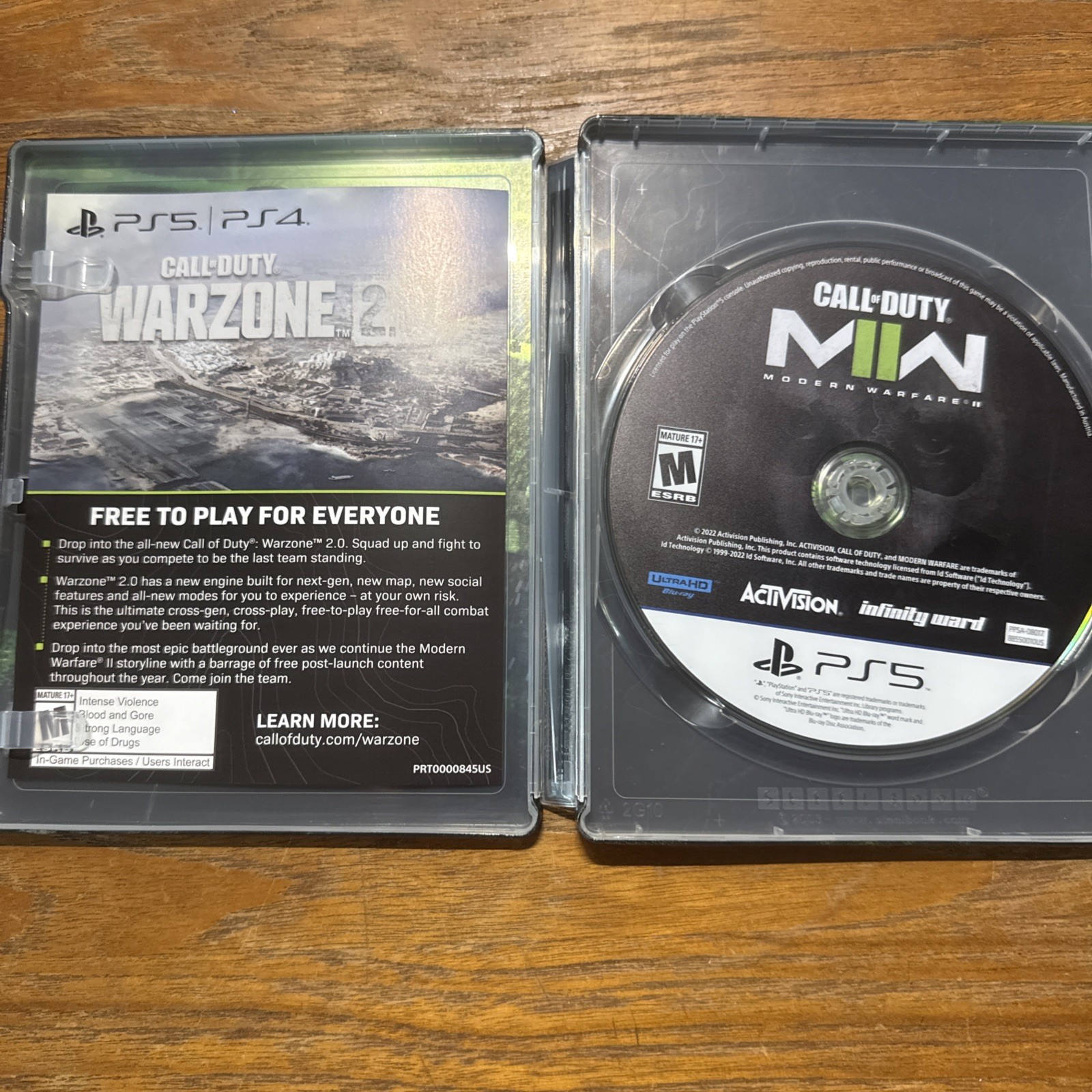 Call of Duty Modern Warfare 2 – Steelbook Edition Playstation 5