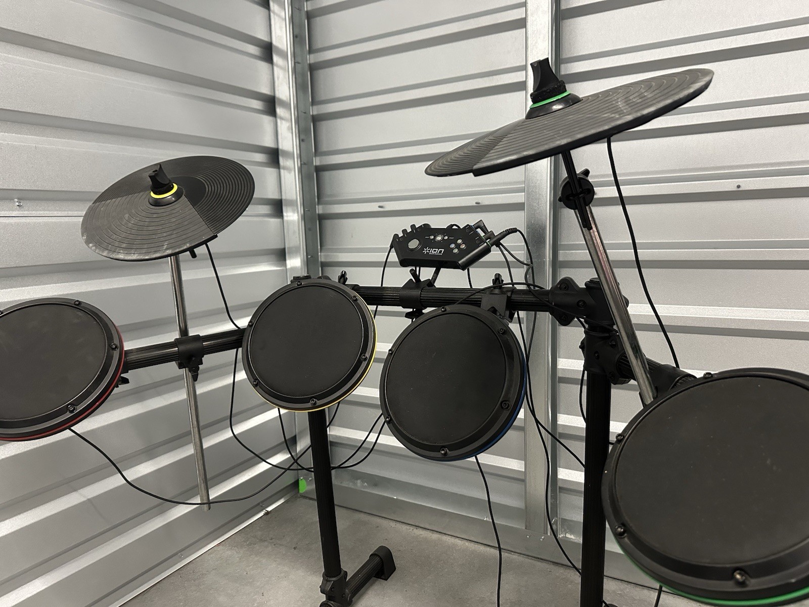 ION Drum Rocker Premium Drum Kit Xbox 360 Rock Band 2 3 – Read Description