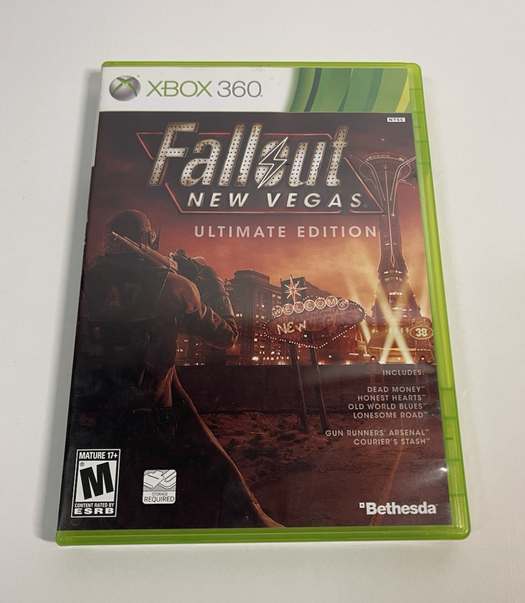 Bethesda Fallout New Vegas Xbox 360 Collector’s Edition w Ultimate Edition Discs