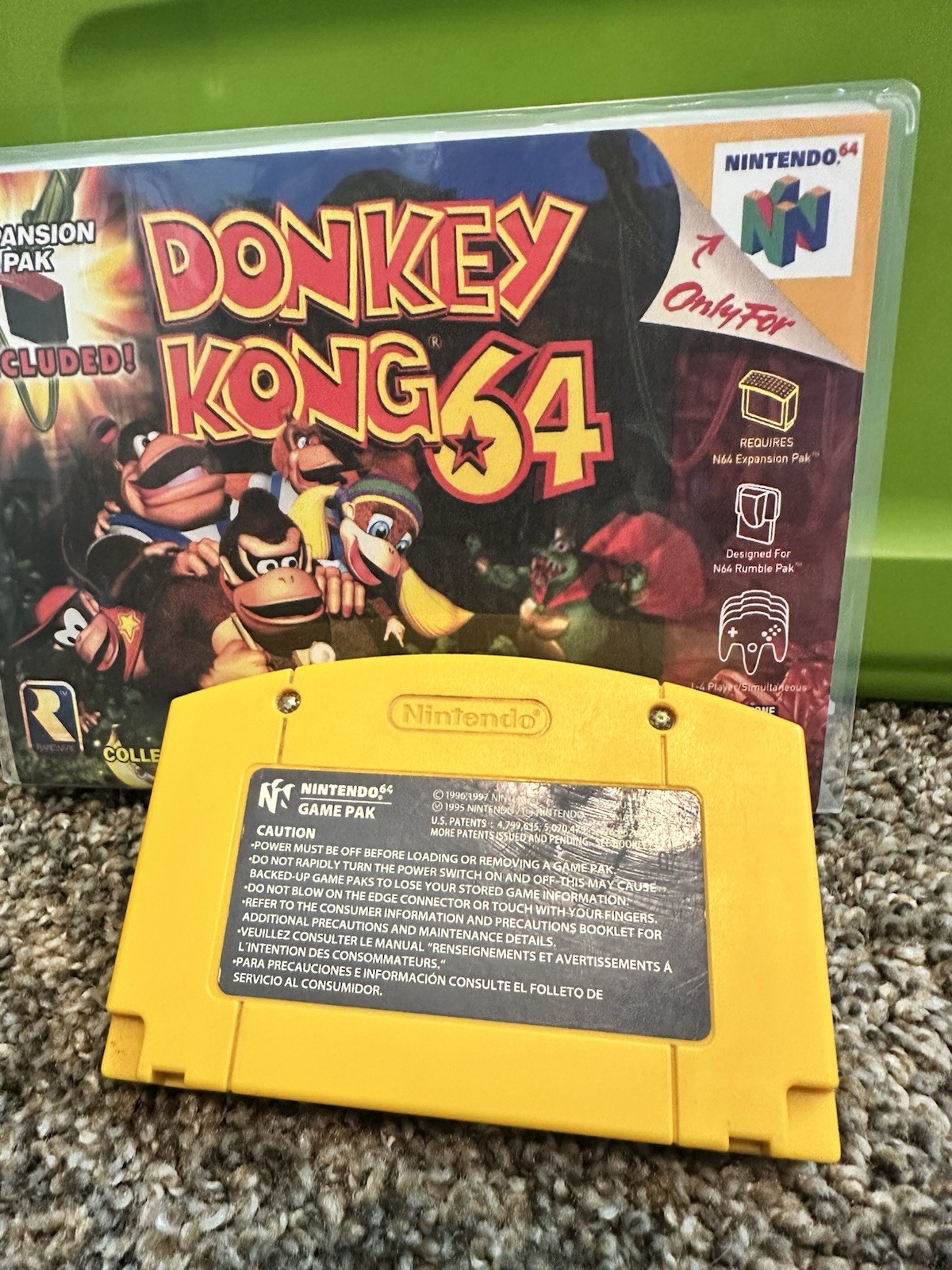 Authentic Donkey Kong 64 Game (Nintendo 64, 1999)
