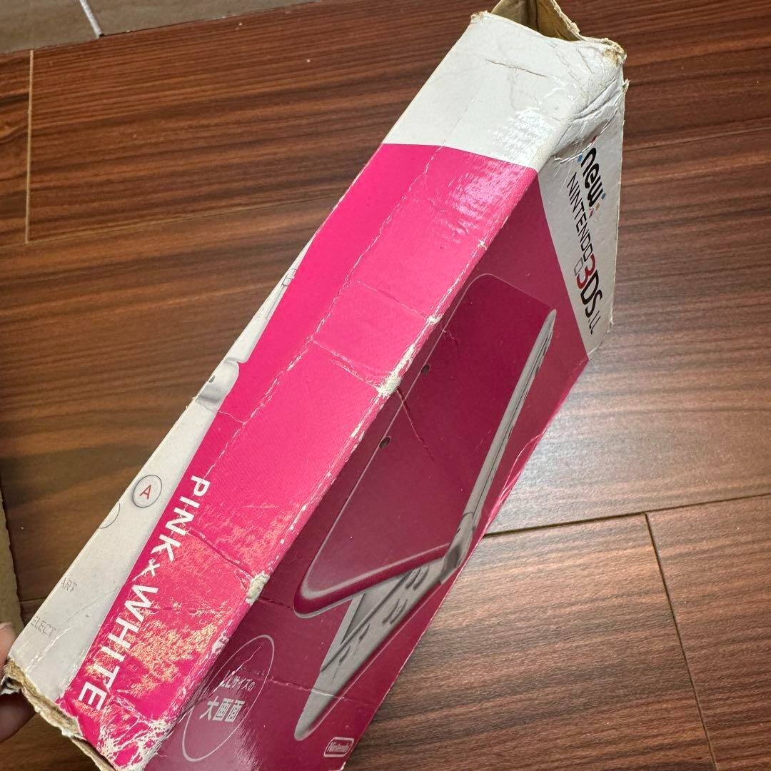 New3DSLL Body Pink x White 2865 From Japan