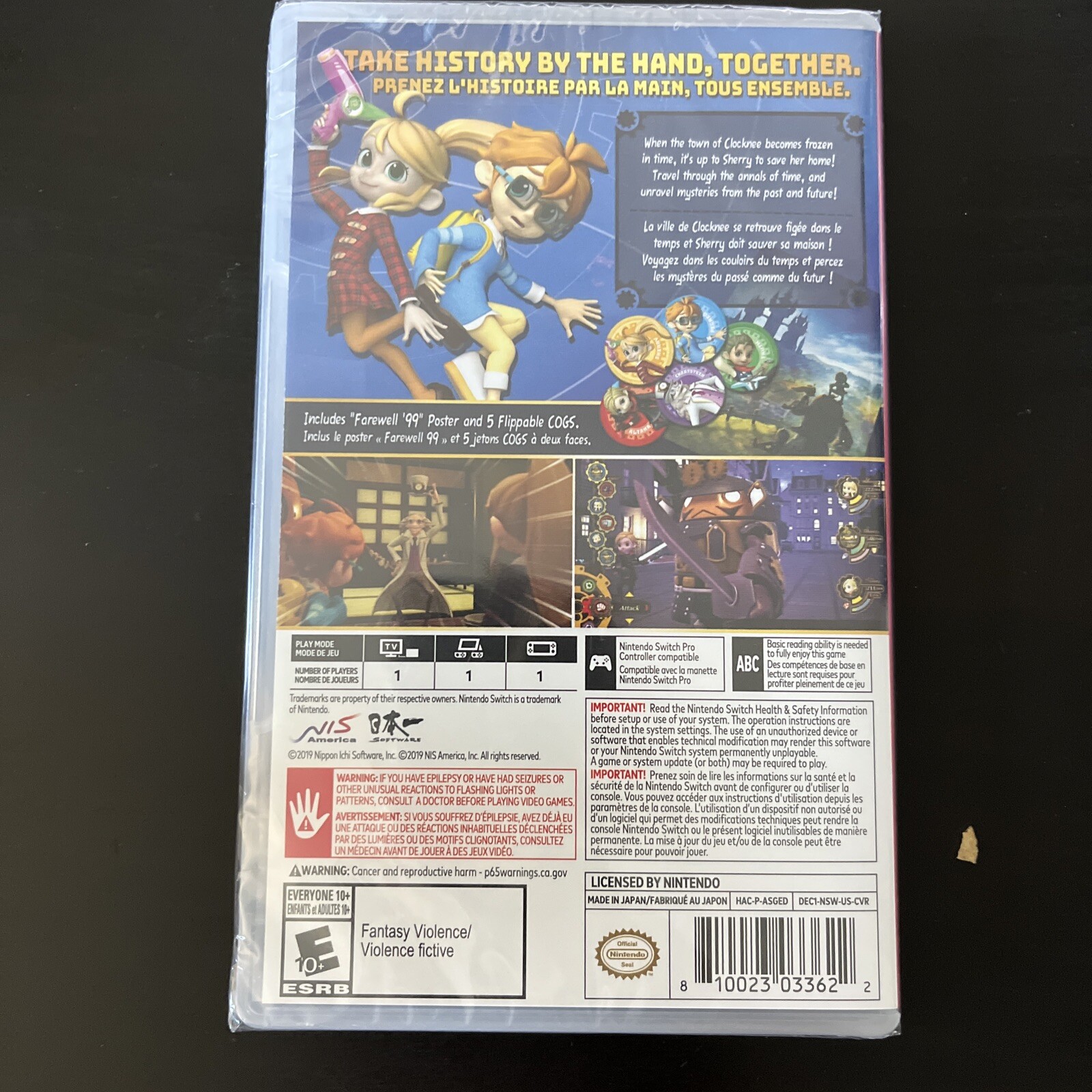 Destiny Connect -Tick Tock Travelers- (Time Capsule Edition) (Switch) BRAND NEW