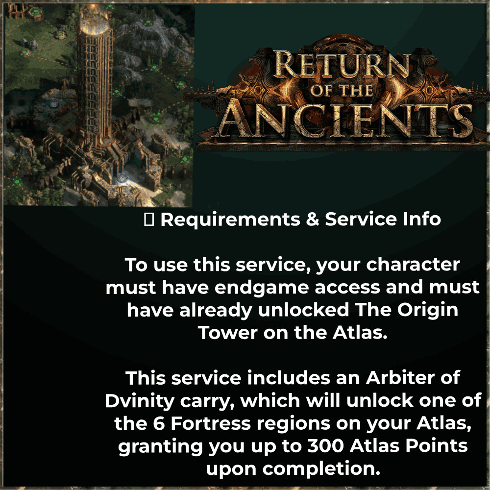 PATH OF EXILE 2 🟢 UNLOCK ENTIRE ATLAS CARRY🟢 335 POINTS NEW ENDGAME 🟢ANCIENTS
