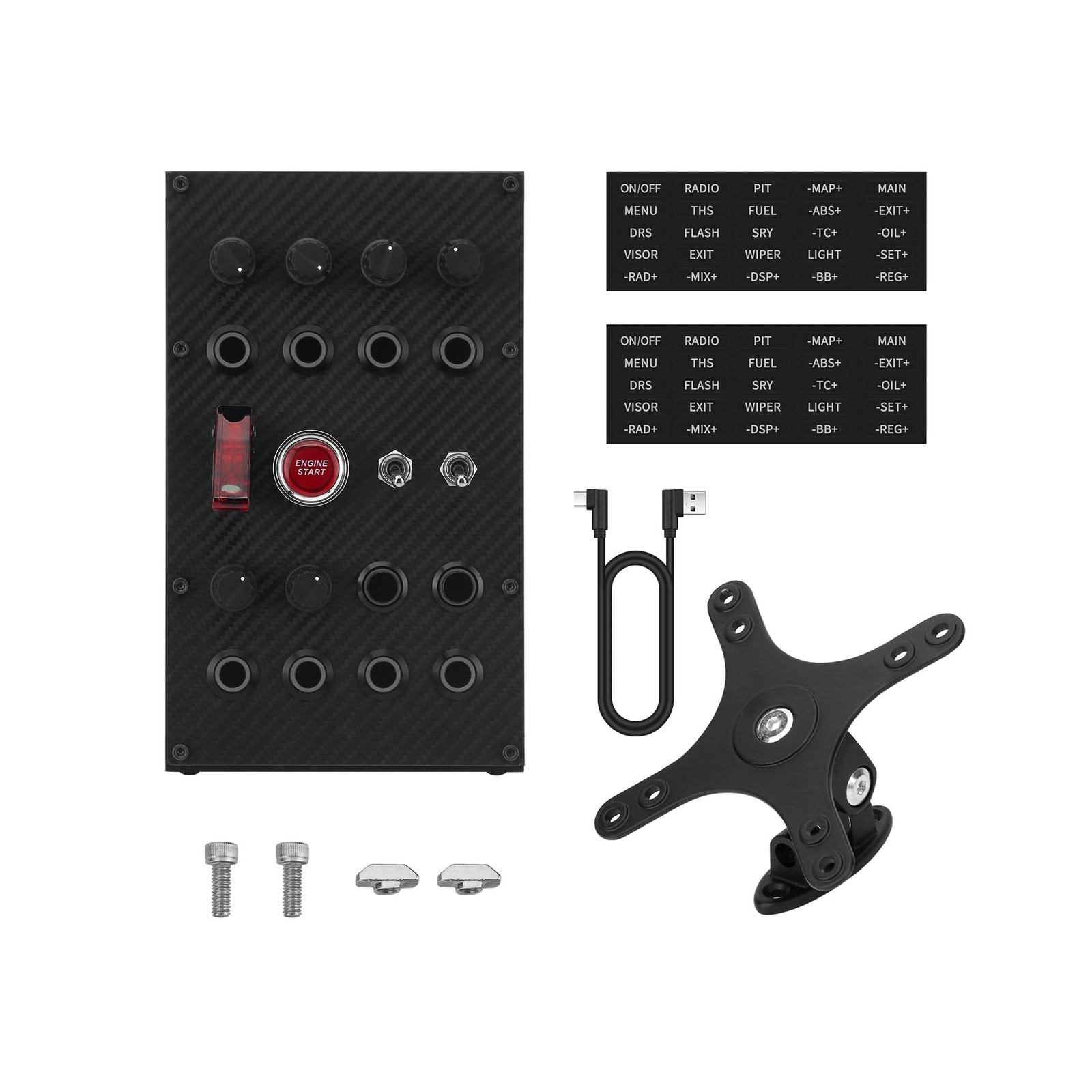MiYee Button Box SIM Racing Control Box Racing Simulator