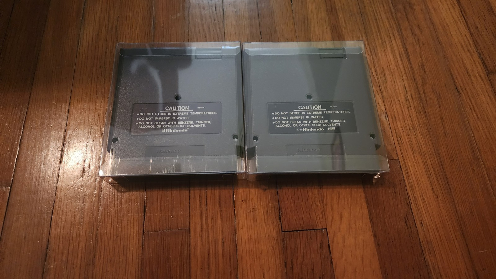 NES Ghostbusters 1 and 2 Carts