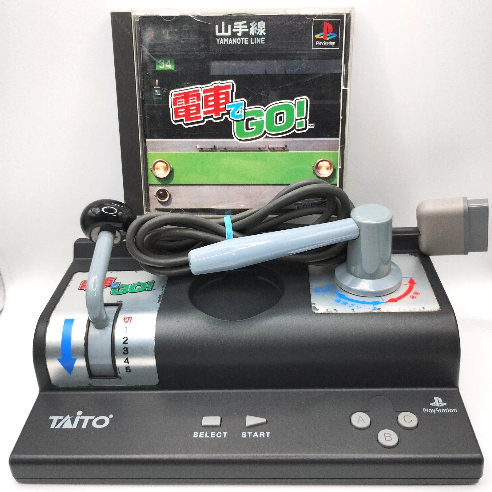 PS1 Densha de go controller playstation sony Japan Taito train game JP tested
