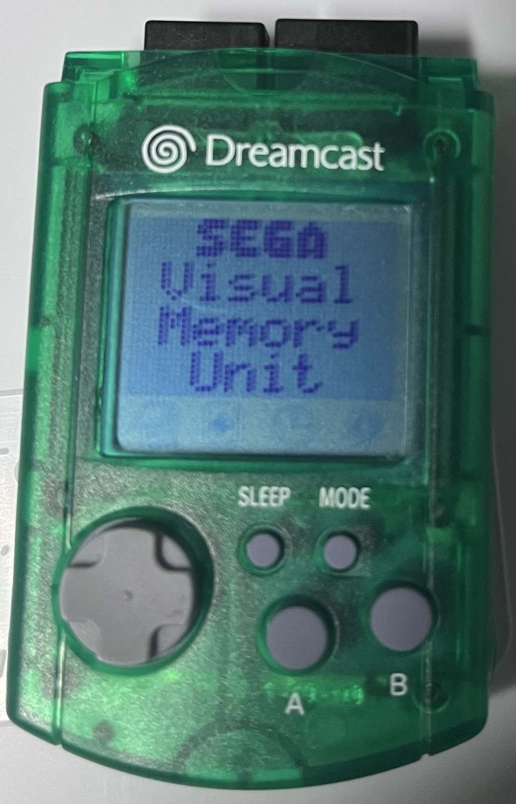 Official Sega Dreamcast Green VMU Visual Memory Card Unit HKT-7000 Tested