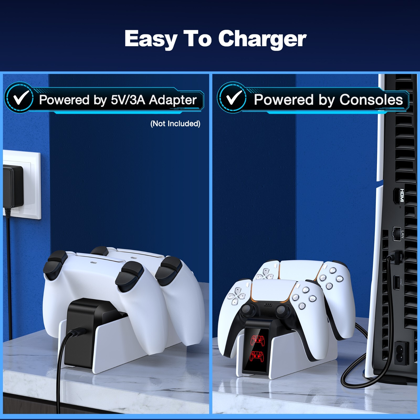 PS4 Controller Charger Dock ,PS4 Controller Charger Station for Playstation 4
