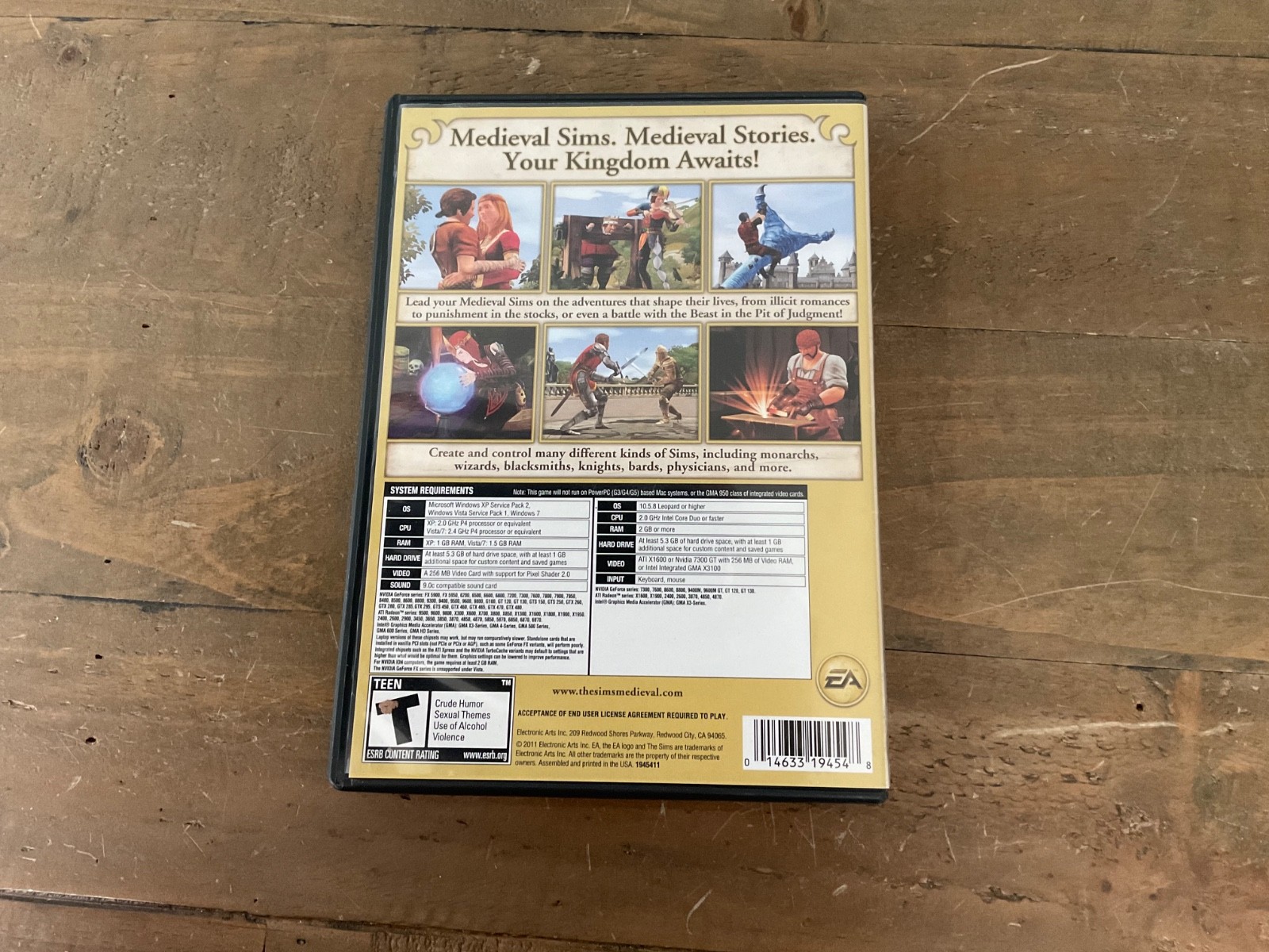 Sims Medieval Limited Edition Game (PC Windows/Mac, 2011)
