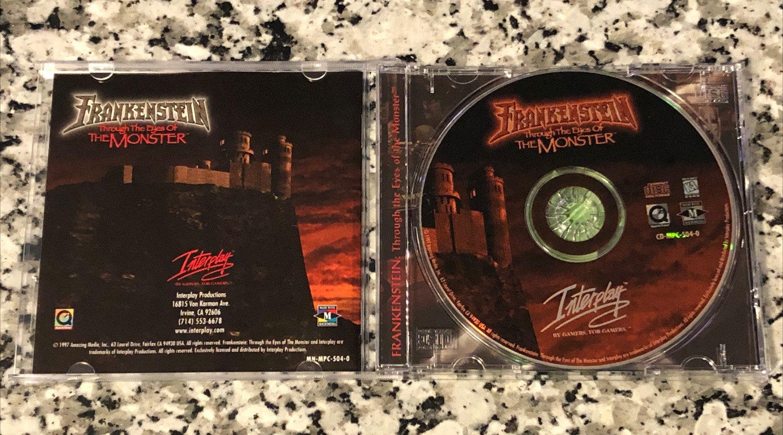 Frankenstein: Through The Eyes of the Monster (PC) Starring Tim Curry – Mint!