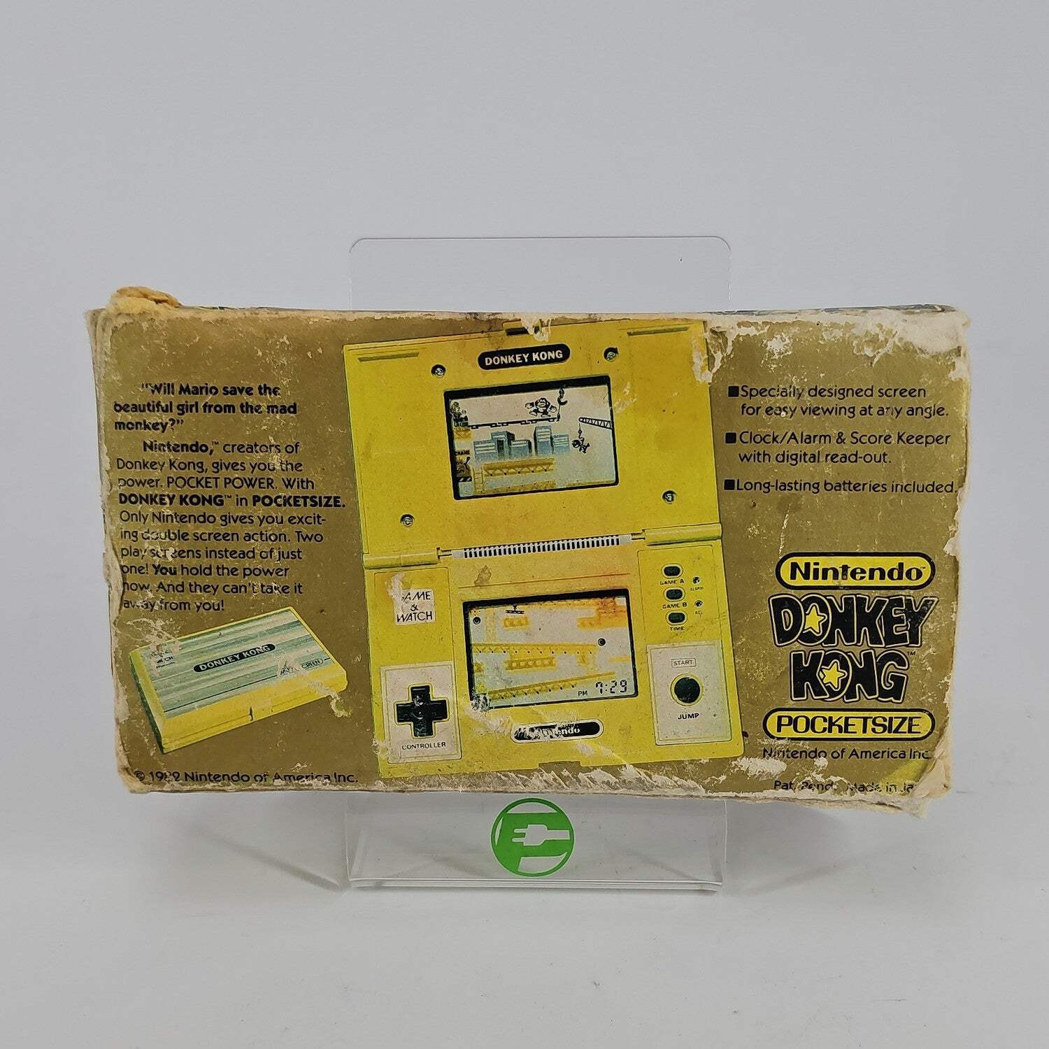 Nintendo Game and Watch Donkey Kong Handheld Game DK-52