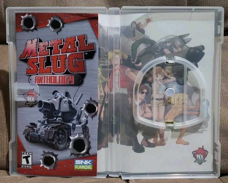 Metal Slug Anthology (Sony PSP, 2007) Authentic Case, Artwork & Manual ONLY