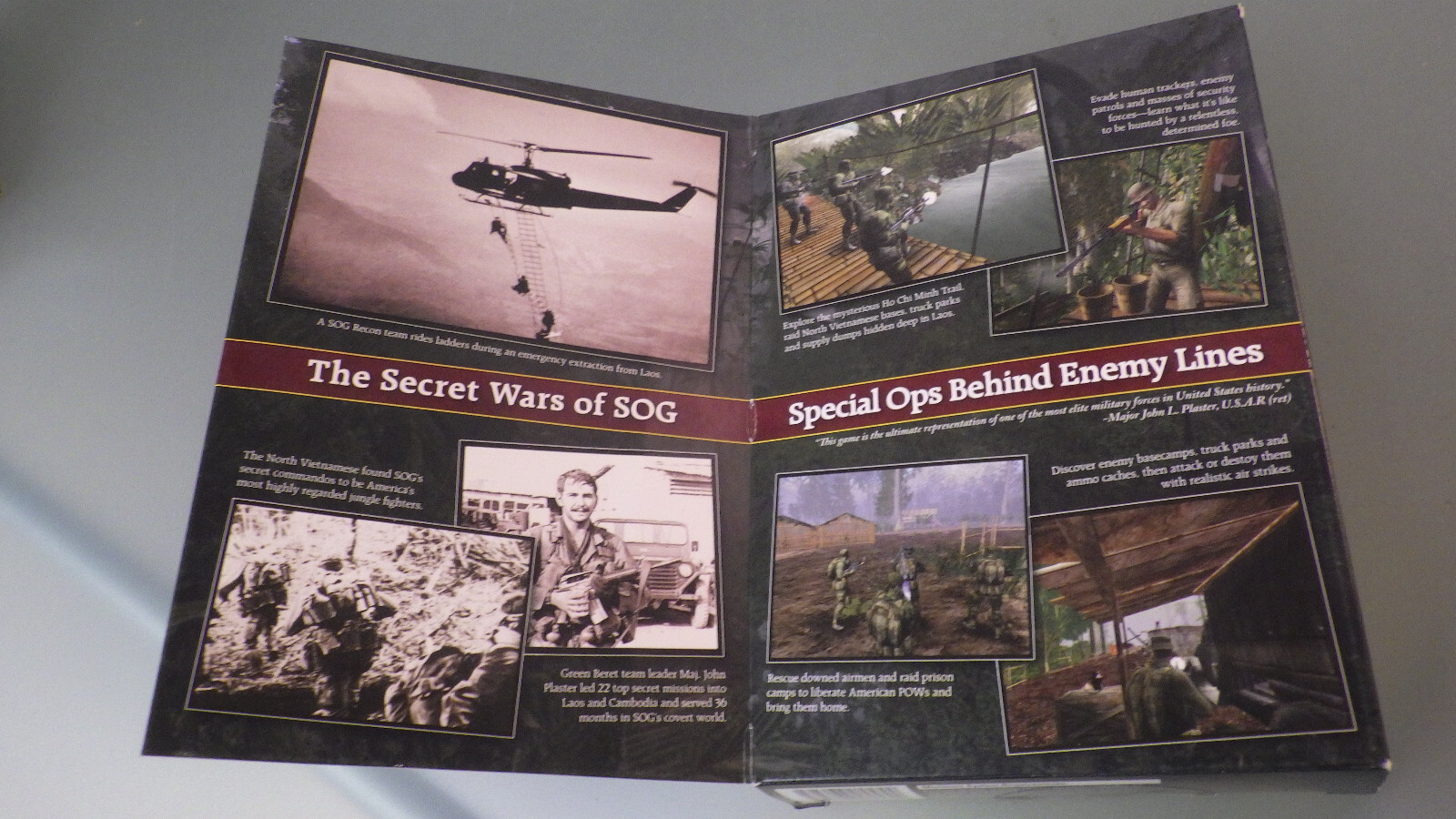 Vtg 2005 Video PC Game SOG John Plaster ELITE WARRIORS VIETNAM Big Box *Complete