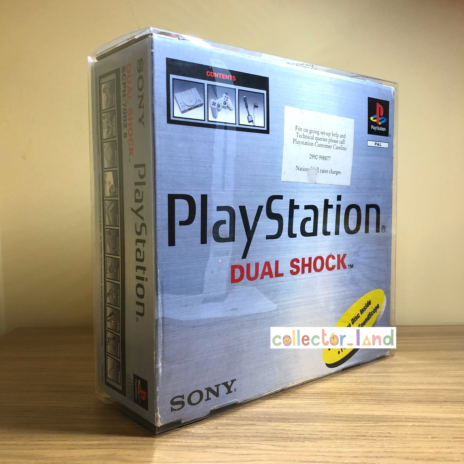 1 x BOX PROTECTOR for Sony PlayStation PS1 PSX Game Console Box DISPLAY CASE One