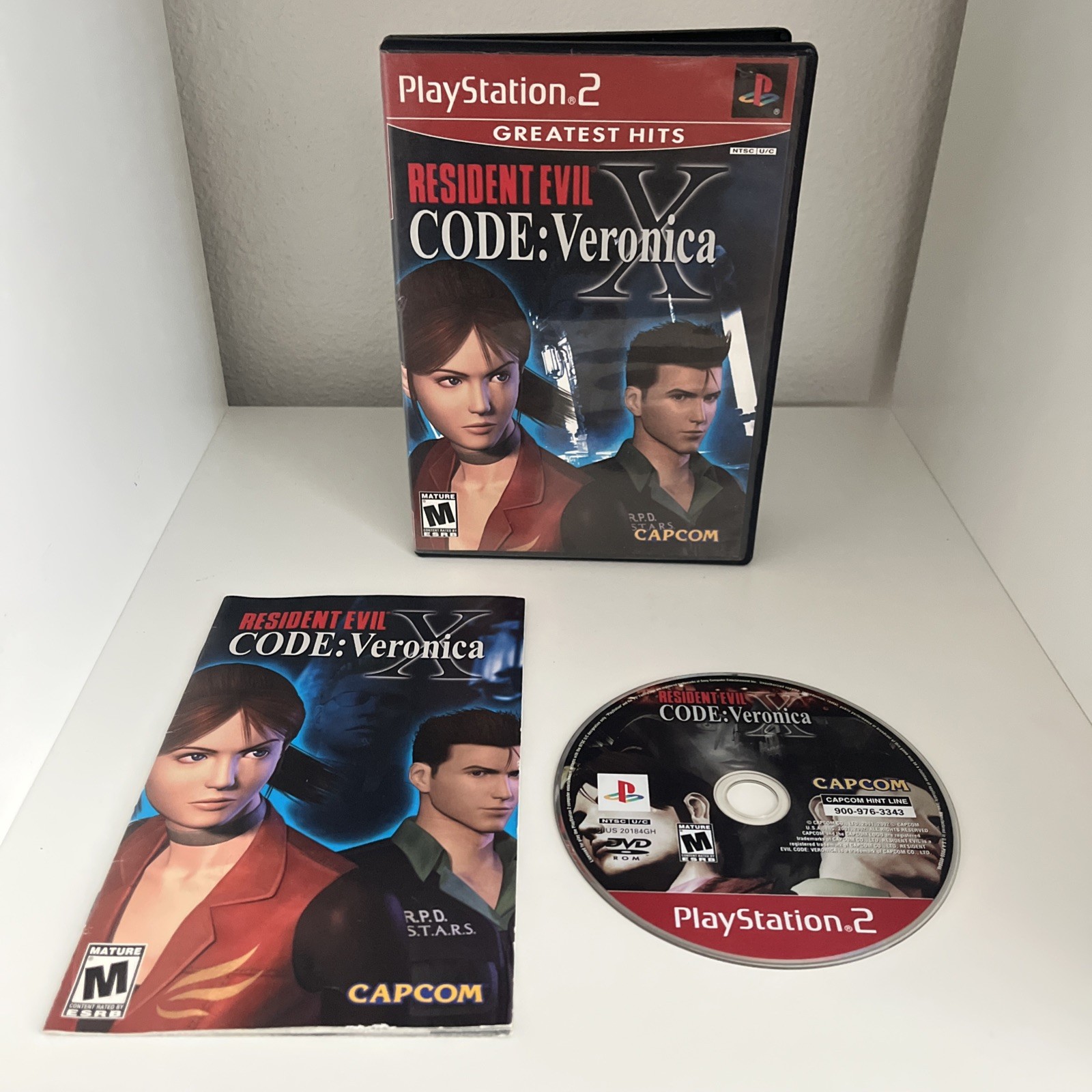 SiRen, Suffering, manhunt 2, Resident Evil Code: Veronica (Playstation 2) (CIB)