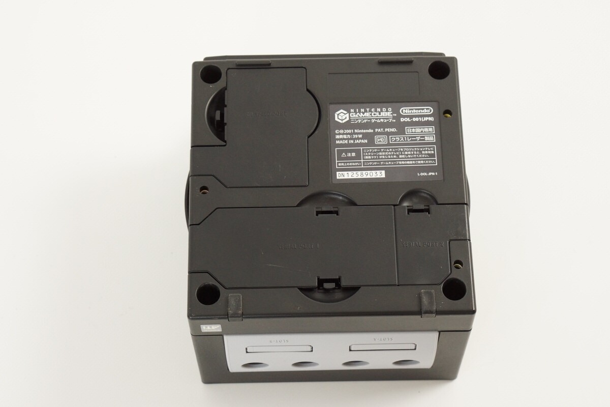 Gamecube Black Console System Enjoy Plus DOL-001 JP For Japan Game CD DN12589033