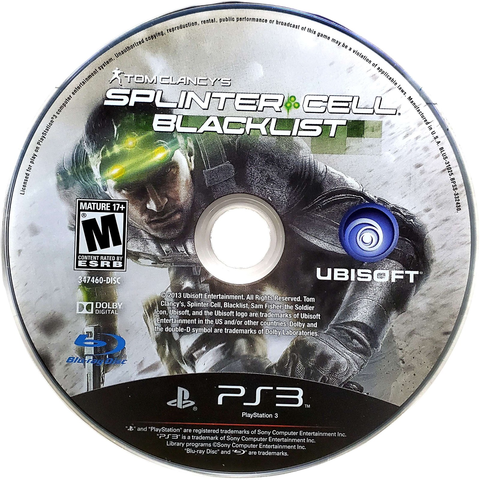 Splinter Cell Blacklist Gamestop Edition – Sony Playstation 3 PS3 1Y Guarantee