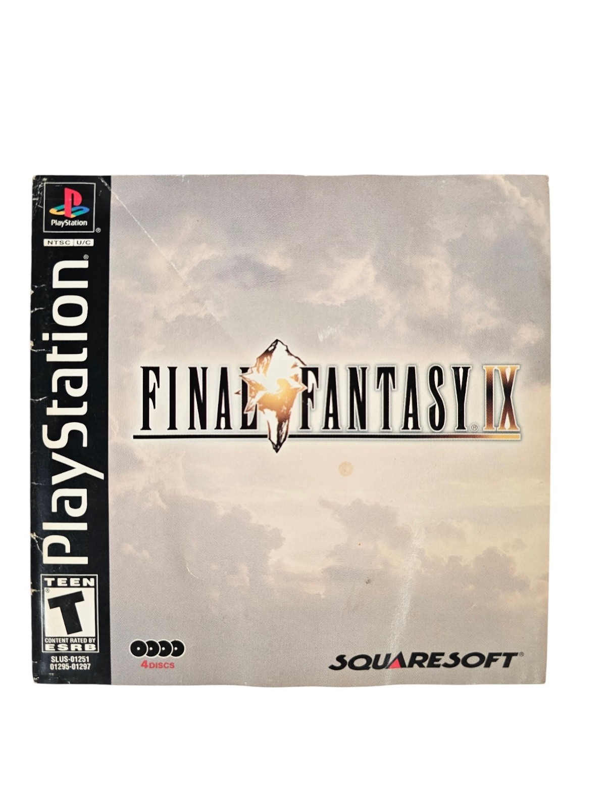 Final Fantasy IX PS1 PlayStation 1 Black Label Complete CIB 4 Discs Tested
