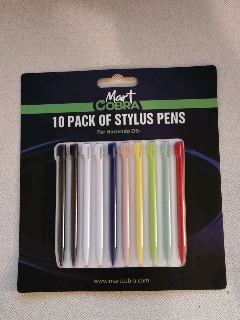 Mart Cobra Nintendo DSi Stylus 10 Pack